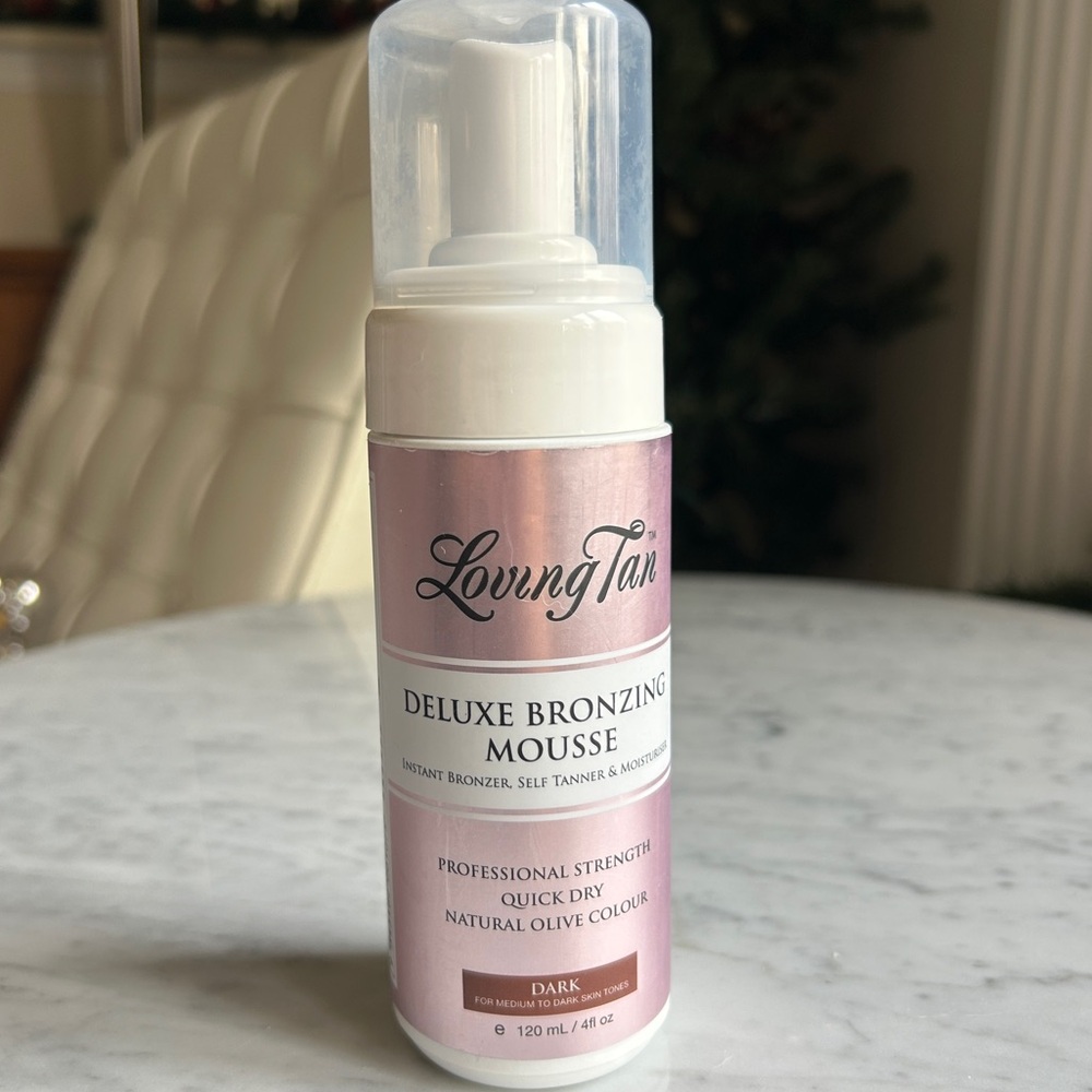 Loving Tan Deluxe Dark Self Tanning Bronzing Mousse NWT